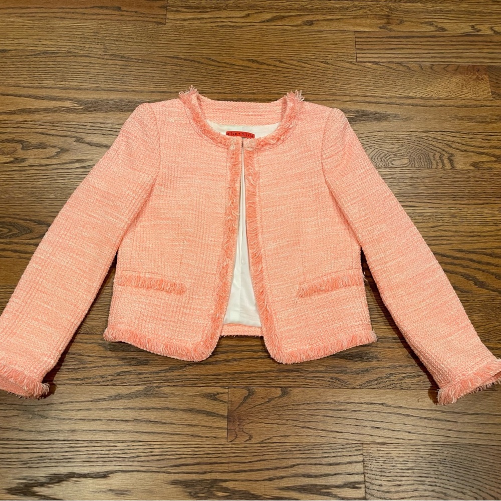 Alice and Olivia cropped jacket S/P